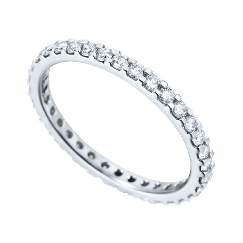 Full Eternity Ring White Gold 18 Carats - 539020