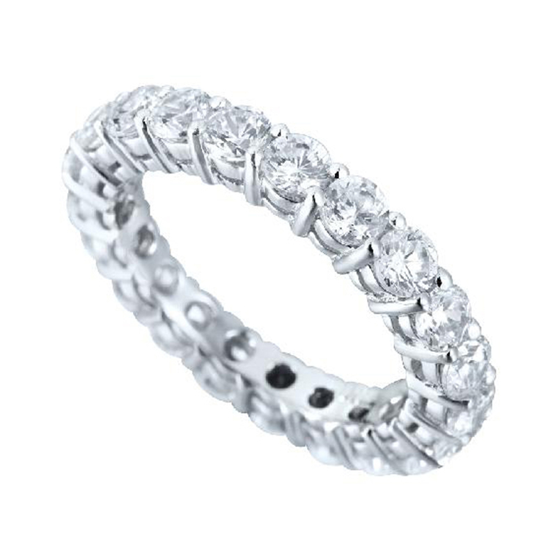 Full Eternity Ring White Gold 18 Carats - 539021